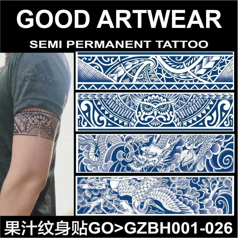 Herbal tattoo stickers, waterproof sticker, new collection
