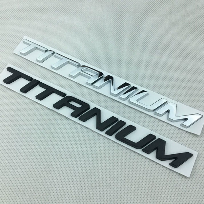 Применимо к новым острым исследователям TITANIUM металлические автомобильные наклейки обновляются