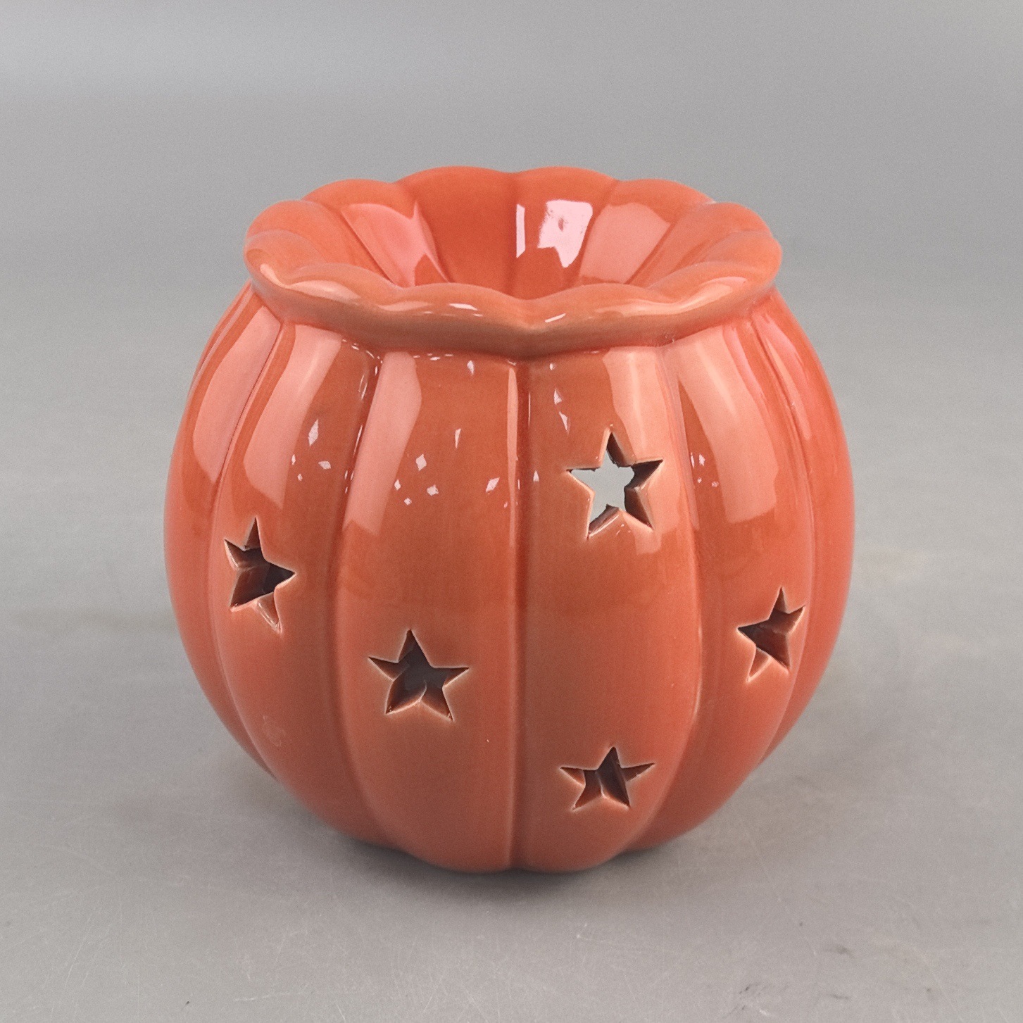 Quemador de incienso de cerámica con forma de calabaza para Halloween, hueco, para aromaterapia y aceites esenciales, decoración del hogar, venta al por mayor para fabricantes, calabaza de cerámica transfronteriza image 4