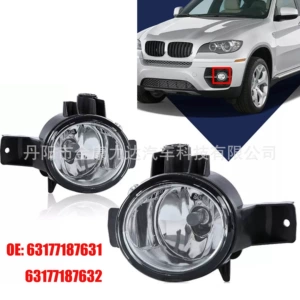 BMW X6 E71 09-11 Ön Bamper Duman Farları 63177187631 63177187632 üçün