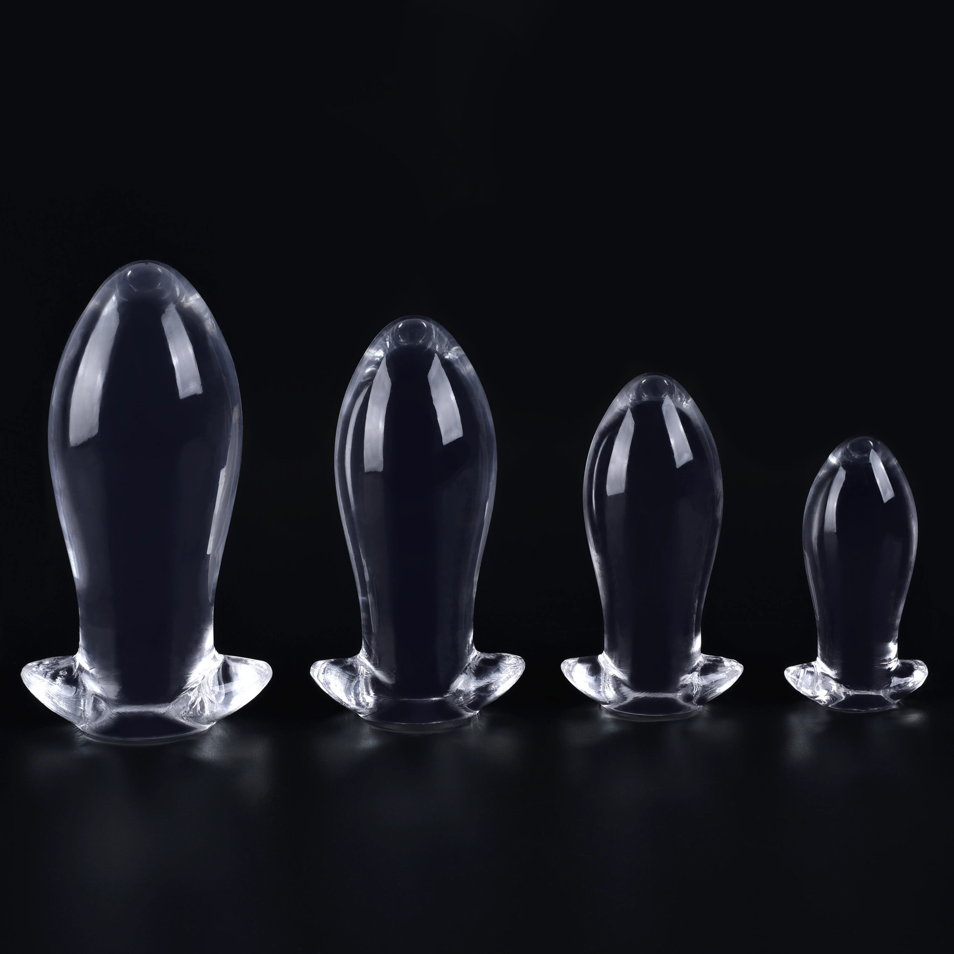 Transparent soft set, toy for adults, 4 piece set