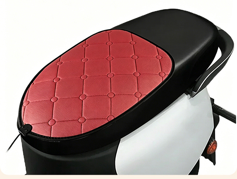 Electric vehicle electric heated seat cushion, motorcycle riding heated seat cover, three-level temperature adjustment, new rechargeable heated seat cushion