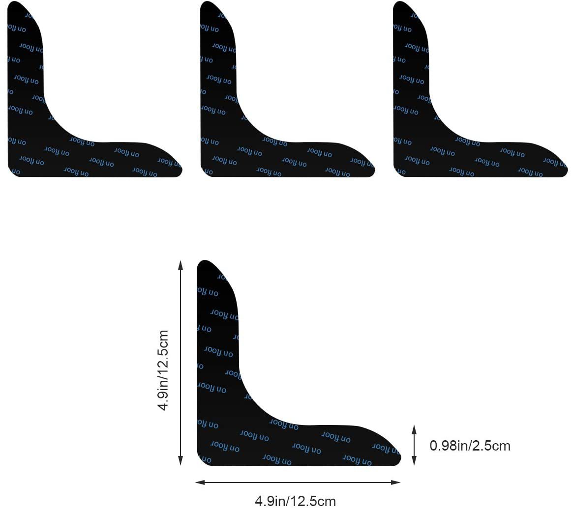 Al por mayor transfronteriza en forma de L alfombra antideslizante pegatinas fijas