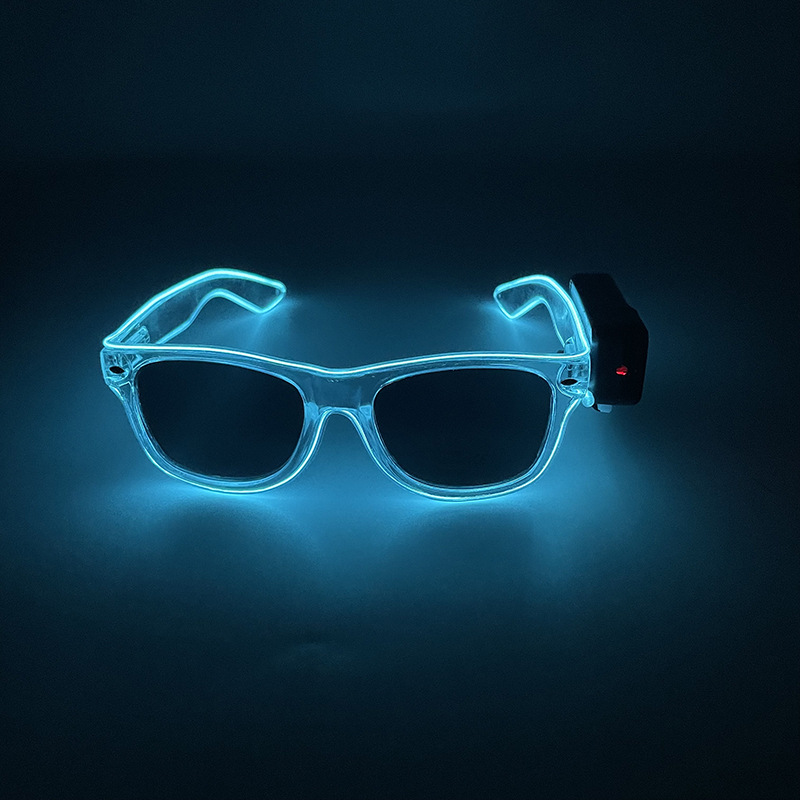 Amazon LED luminoso gafas bola personalizada el flash decoración bar disco partido regalo props fabricante