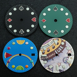 28.5mm Luminous Dial Suitable for Nh35/Nh36 Mechanical Movement Watch Dial Replacement Accessories