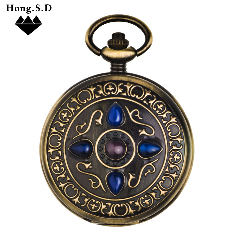 Harry Potter Photo Cat Eye Fully Automatic Mechanical Pocket Watch Retro Flip Student Exam Watch Harry Potter Photo Cat Eye Fully Automatic Mechanical Pocket Watch Retro Flip Student Exam Watch