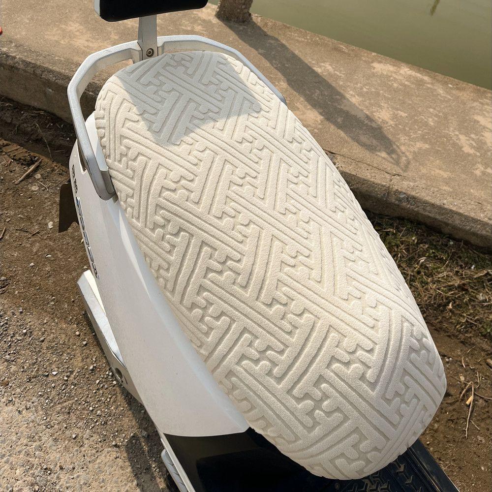 New Elastic Anti-Scalding Electric Car Seat Cushion Cover Battery Car Scooter Universal Sun Protection Four-Season Universal Anti-Slip