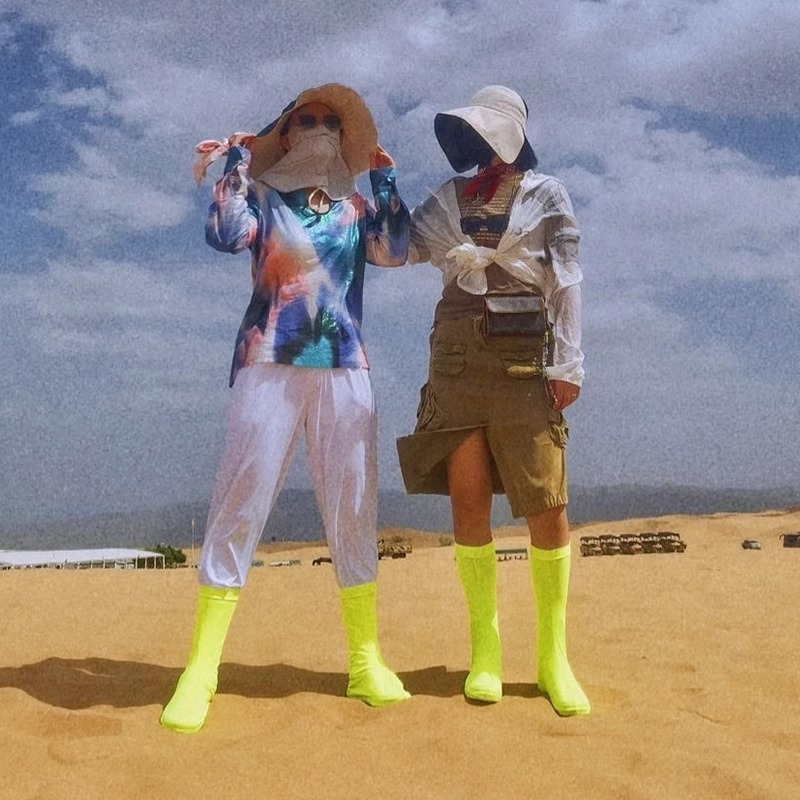 Desierto a prueba de arena cubierta de zapatos Tarjeta de té Salt Lake Calcetines de arena impermeables al aire libre senderismo playa Arena equipo de juego arena deslizante todo incluido cubierta de pie