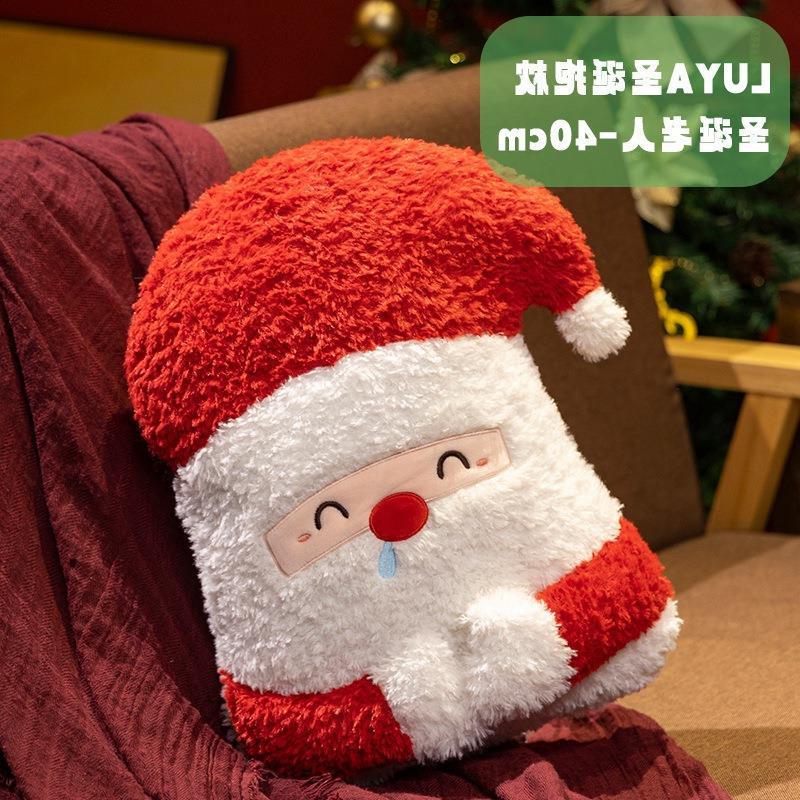 INSクリスマス装飾抱き枕クリスマスツリー人形ソファークッション姜パイ人ヘラジカ子供女子プレゼント|undefined