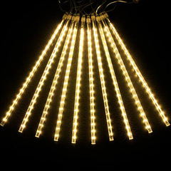 Outdoor LED Meteor Shower Light Solar Colorful Hanging Tree Light Holiday Light Garden Decoration Light Waterproof Meteor Tube