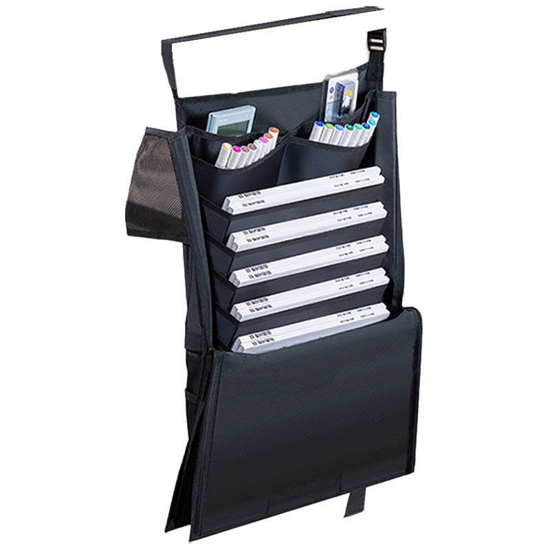 Book Hanging Desk Side Hanging Book Bag Storage Bag Large Capacity Storage Large Capacity Desktop Side Book Hanging Bag for High School Students