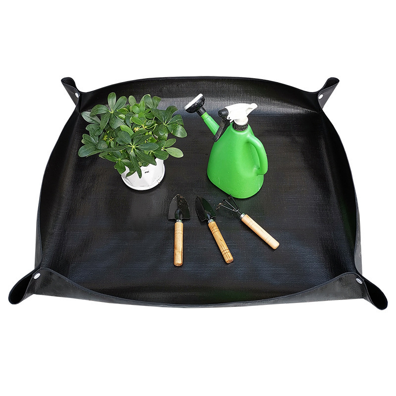 Fábrica personalizada de plantas verdes multiculculentes almohadilla de operación de plantación negra estera de suelo de intercambio impermeable de espesor estera de jardinería doméstica image 6