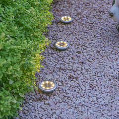 New Outdoor Solar Underground Light: Light-Activated Stainless Steel Ground Plug-in Lawn Lamp for Courtyards, Gardens, and Waterproof Villa Ground Lighting