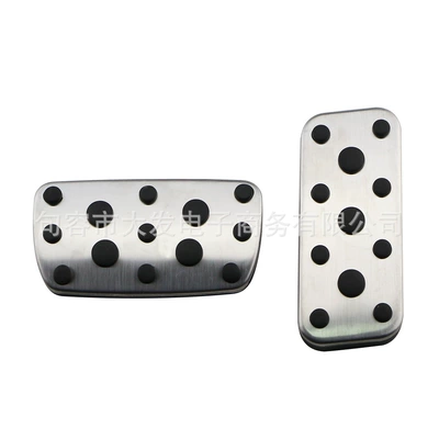 Suitable for Subaru 03-05 Forester Legacy Tiger accelerator brake pedal metal modified pedal (Dekorativ pedal başlıqları) - automatic-2-tablets