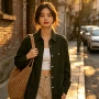 翻领春秋款百搭文艺衬衫