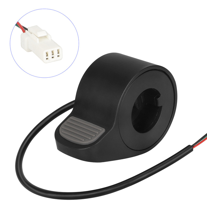Black Gray Elite Thumb Throttle Brake Thumb Throttle Replacement Electric Scooter Speed Accelerator