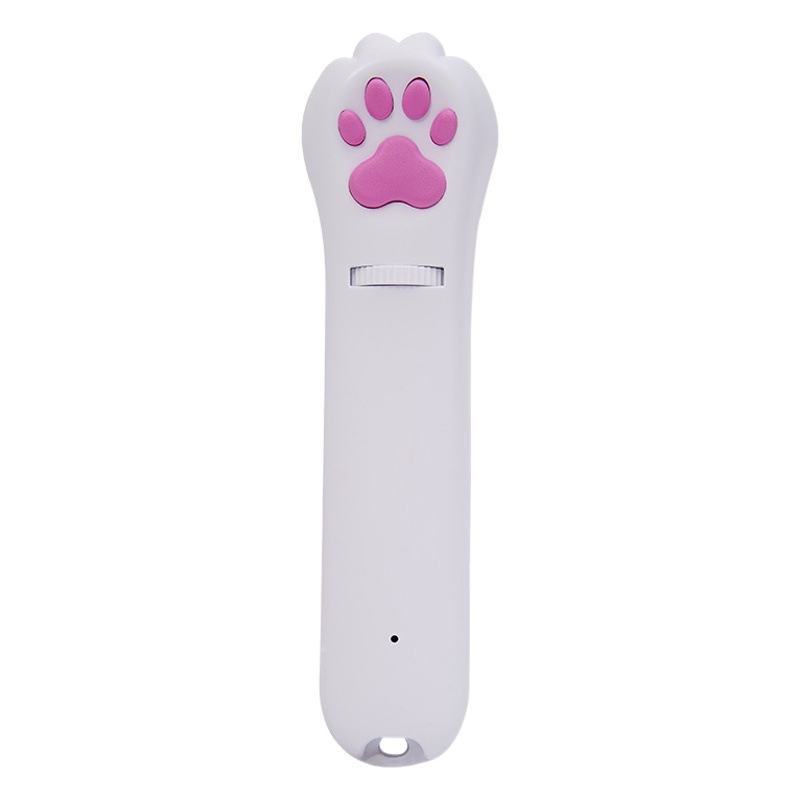 Amazon nuevo juguete para mascotas gato juguete gato garra láser divertido gato palo recargable proyección infrarroja divertido gato pluma