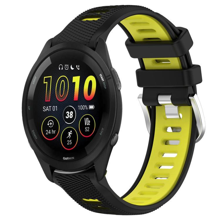 xDfind Deportivo de acero de dos colores correa de silicona para 18mm / 22mm / 20mm