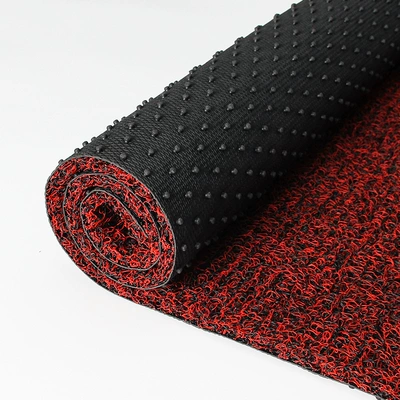 Wire Loop Floor Mats Manufacturer Avtomobil döşəmə paspasları - blackish-red-12m-width-9m-length