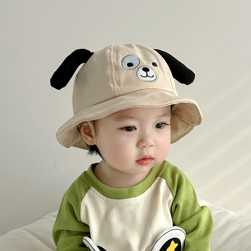Sombreros para bebés primavera y otoño sombreros para bebés sombreros pescadores lindos super delgados sombreros para bebés masculinos y femeninos sombreros para protegerse del sol