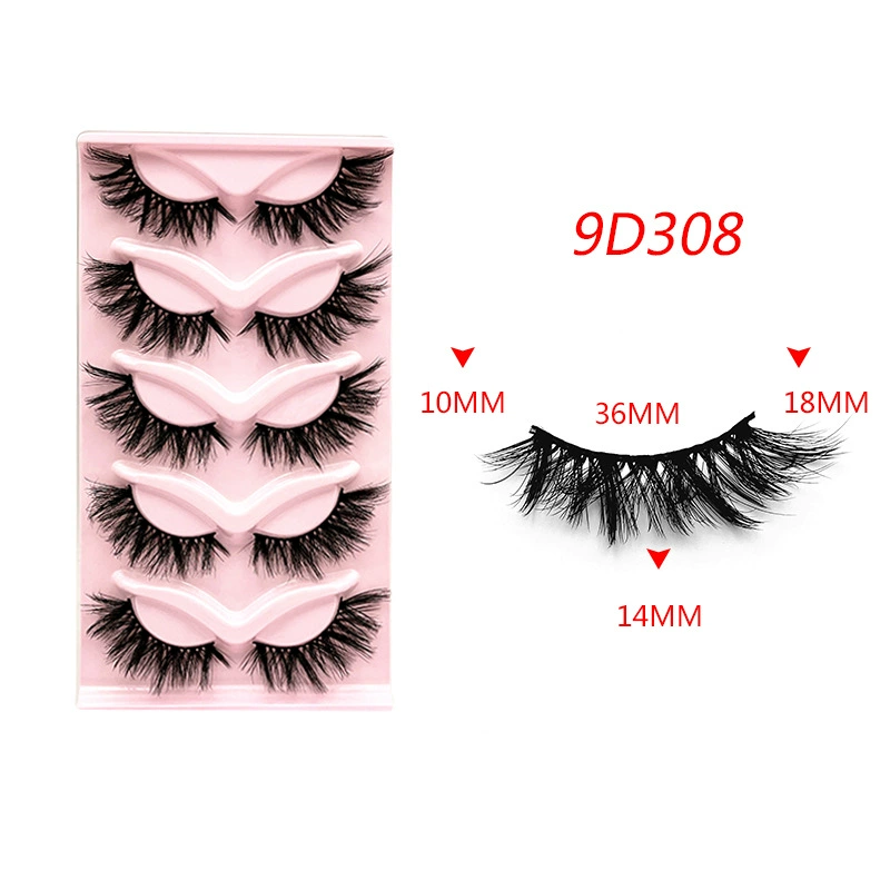 False Eyelashes Cat-Eye 3D, European Style, Assorted Styles (Multiple Specifications)