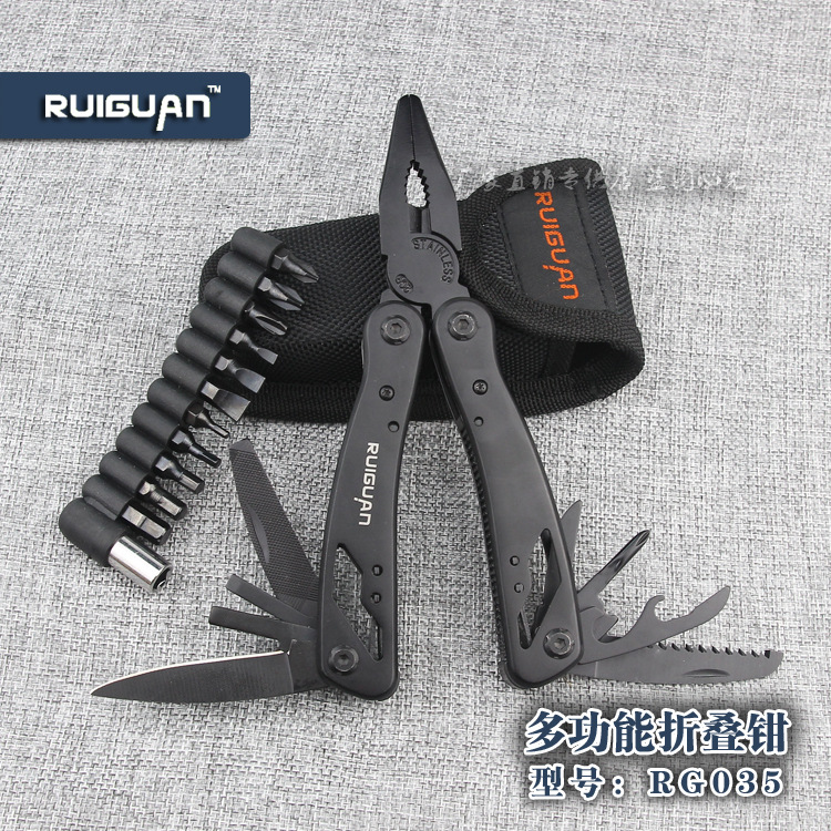 Outdoor multi-purpose survival knife stainless steel camping tool…