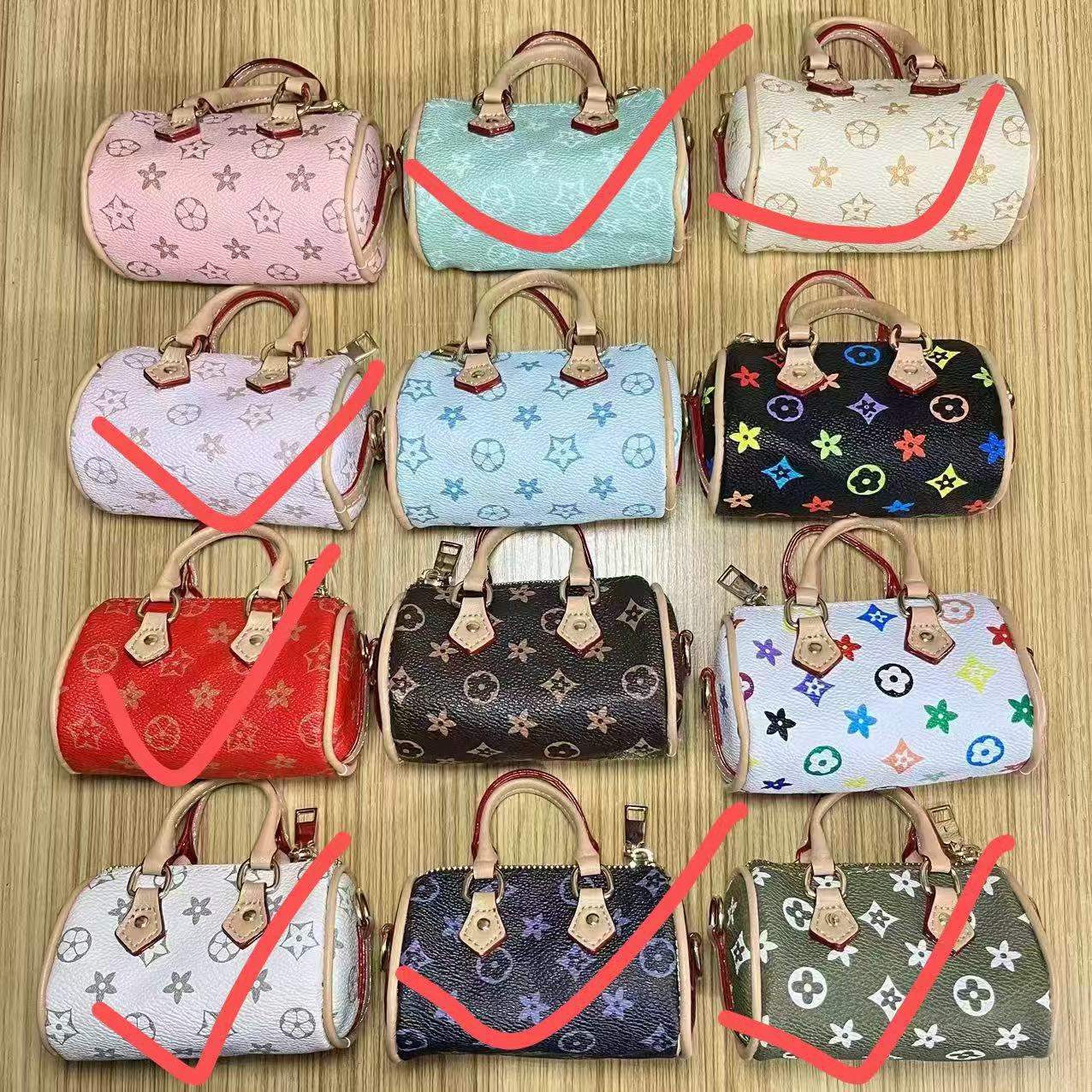 Mini monedero sobre rojo, bolso de concha para presbiterias, bolso para auriculares, llavero, bolso de tendencia creativa, colgante, joyería, moda