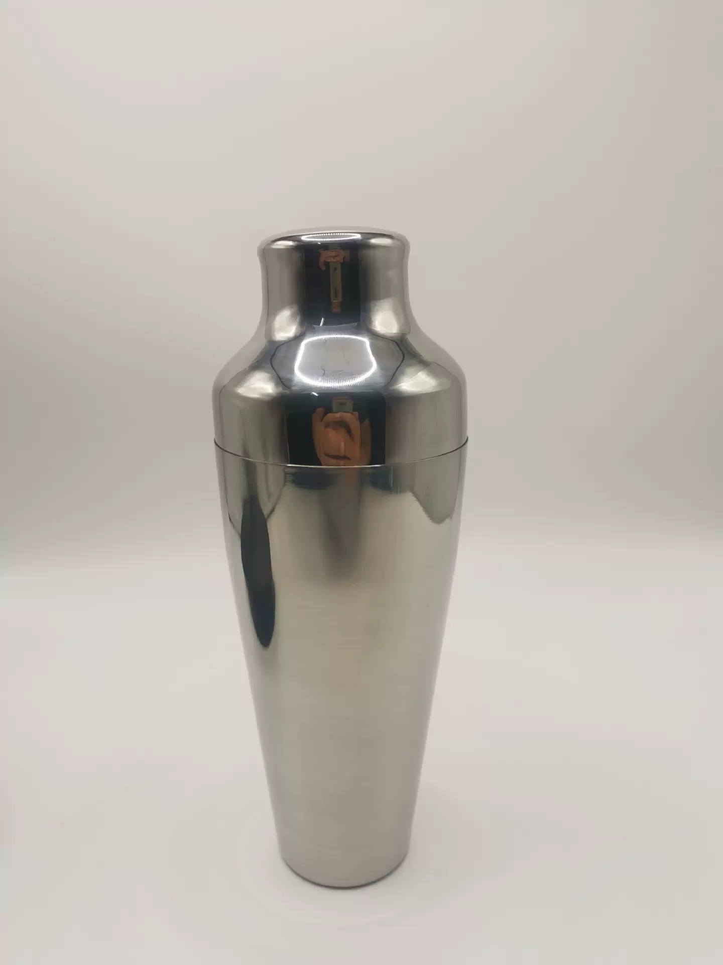 工厂批发304不锈钢法式两段电镀玫瑰金色枪黑色鸡尾酒调酒具