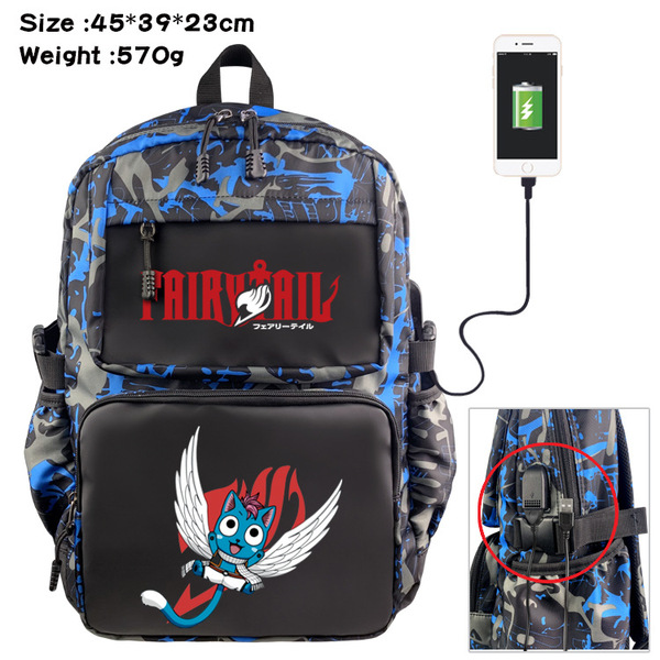 Cartoon camouflage fashionable universal trend waterproof backpack