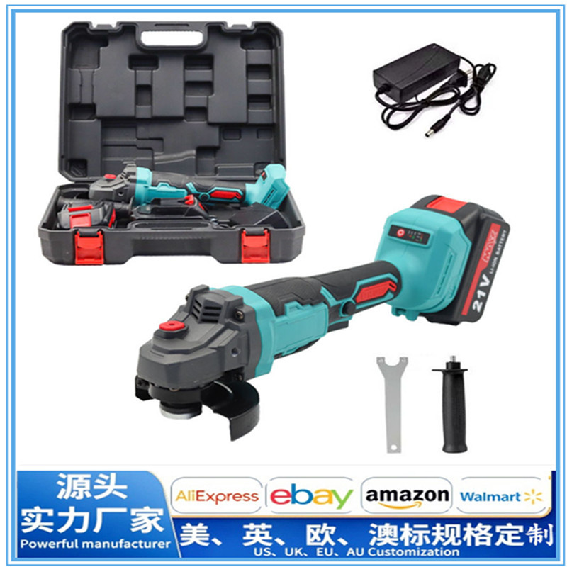125无刷锂电角磨机打磨机抛光机切削机批发汽车美容磨光机跨境专