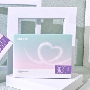 Solove Mifei sanitary napkin daily 240mm skin-friendly cotton soft leak-proof instant breathable aunt towel box 16 boxes