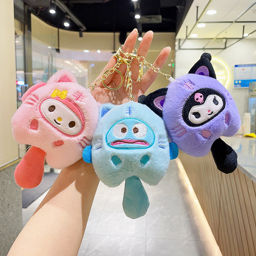 Lollipop Rabbit Plush Pendant Melody Doll Doll Wholesale Kuromi Doll Keychain Plush Toy