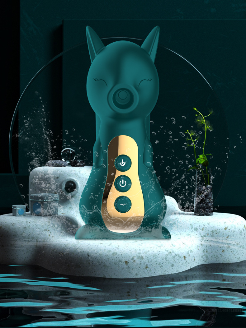 Kerina Fox Cute Pet Suck Massager Wearable Egg with 10 Vibration and Suction Modes — detail image 20