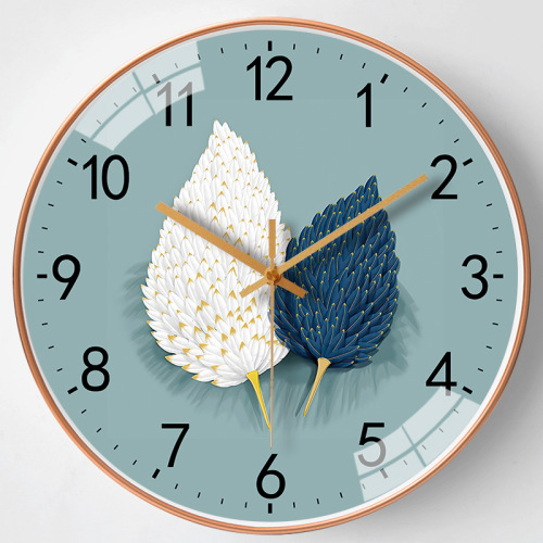 12-inch 30cm minimalist personalized silent wall clock creative fashionable home living room clock decorative timepiece wholesale
