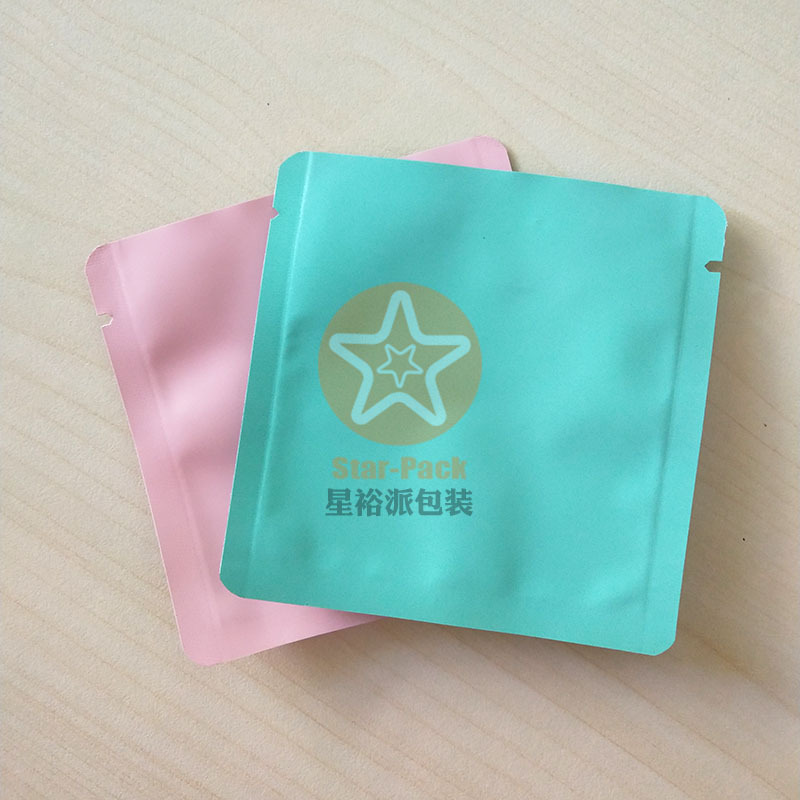 厂家小批量彩印定购不同图案防潮茶叶小泡袋 哑光 纯铝茶叶袋