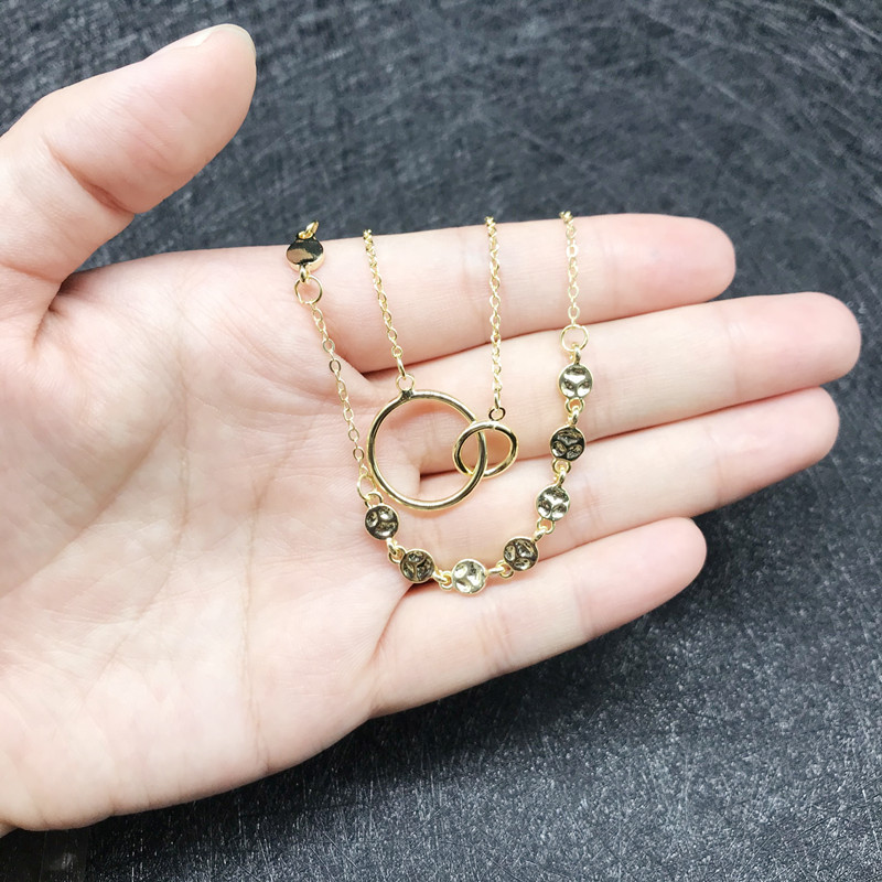 Simple Style Geometric Copper Necklace Plating Copper Necklaces