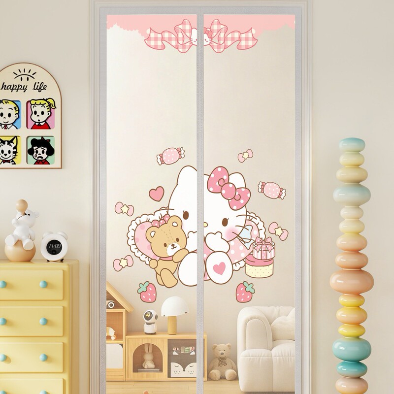 2026 Summer New Cartoon Mosquito-Proof Door Curtain with Magnetic Attachment for Home Use, Children's Bedroom Magic Tape Partition Curtain Wholesale 2026 Summer New Cartoon Mosquito-Proof Door Curtain with Magnetic Attachment for Home Use, Children's Bedroom Magic Tape Partition Curtain Wholesale