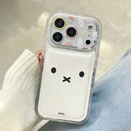 Melody Expression Suitable for iPhone 17 Pro Max Floral Mirror Leather Pattern Phone Case 17 Pro New Model 16/15 Soft Case