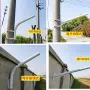 太阳能一体化弯臂支架抱箍