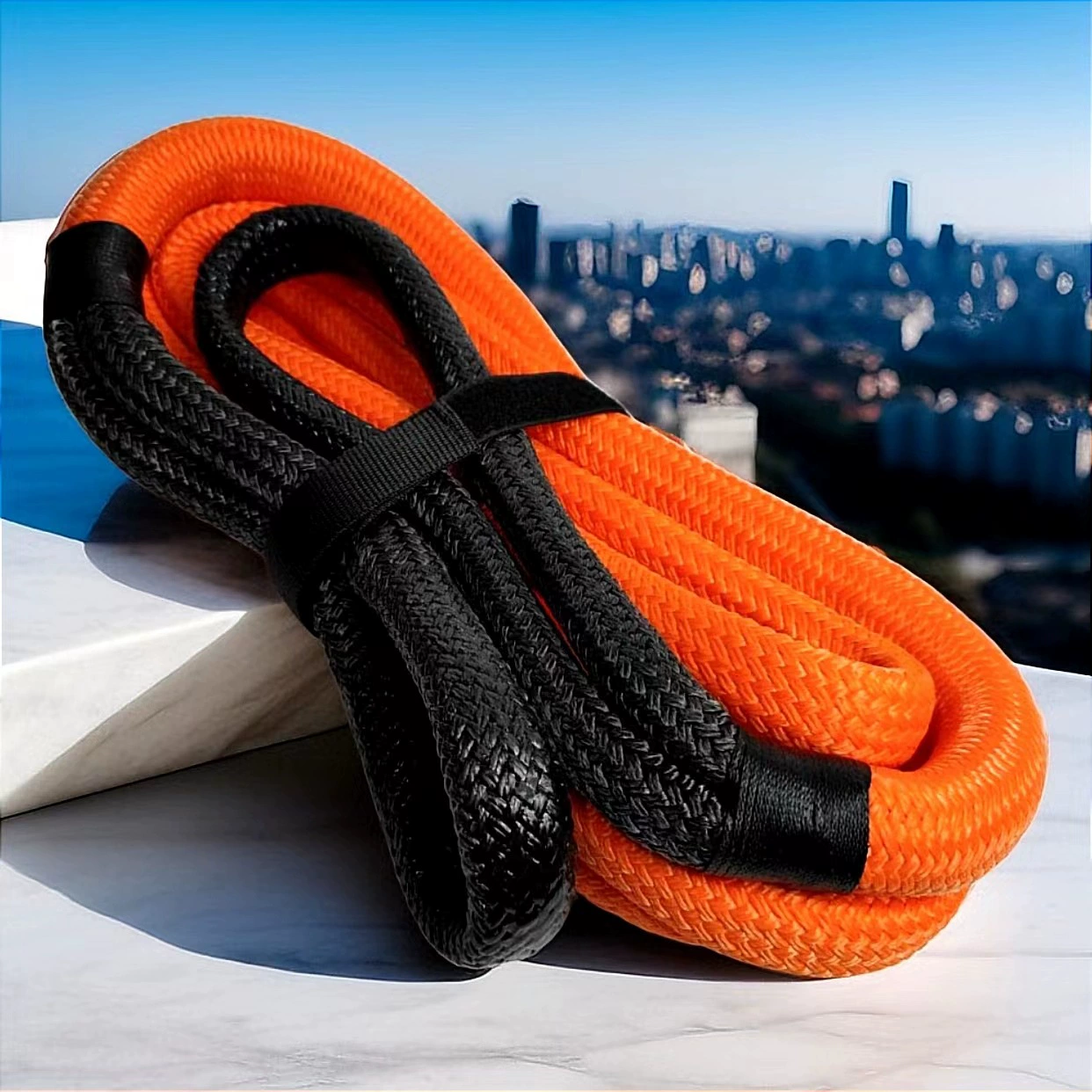 Источник поставки производителя Открытый внедорожный автомобильный прицеп с восстановлением мощности высокопрочный буксирный трос нейлон трансграничное тепло