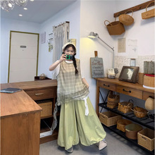 实拍2026春季新款韩版女式马甲+T恤+休闲裤三件套