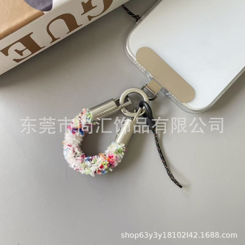 冬日限定手指手机挂绳创意拇指绳车钥匙耳机迷你小挂绳男女挂件绳|undefined