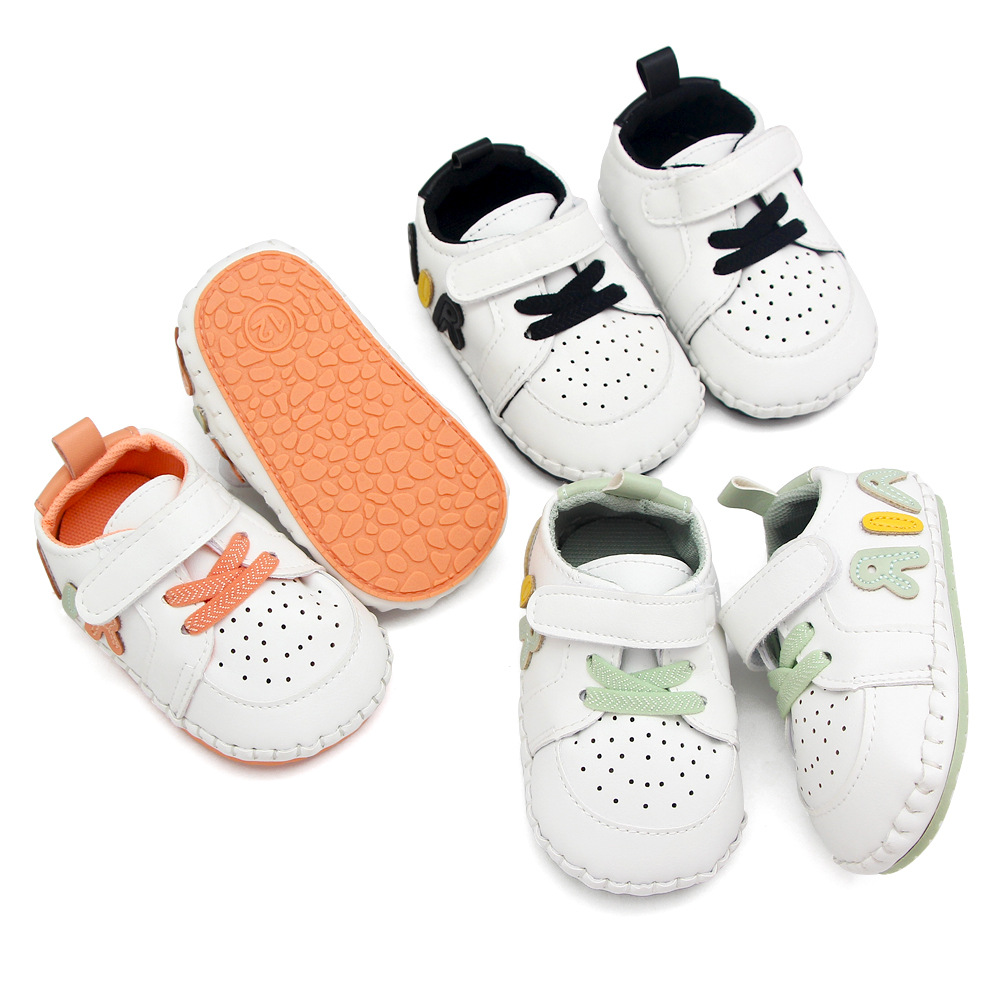 女宝宝婴幼儿软皮鞋0-1岁步前鞋男宝宝单鞋缝包线学步鞋 2692