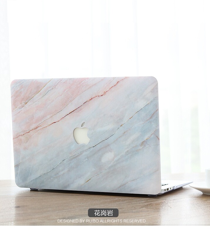 Suitable for MacBook Apple Notebook Protective Case Marble M2 Case Air/Pro13 / 14inch Colorful Sticker