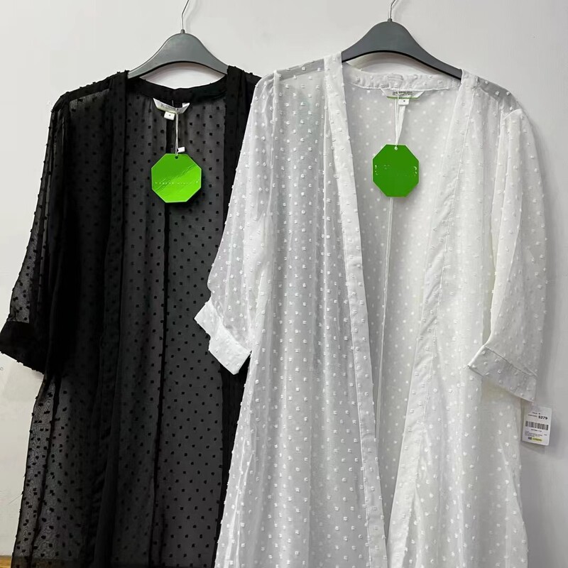 New Polyester Versatile Long Shawl Summer Mid-length Buttonless Top with Sun Protection Chiffon Cardigan Thin New Polyester Versatile Long Shawl Summer Mid-length Buttonless Top with Sun Protection Chiffon Cardigan Thin