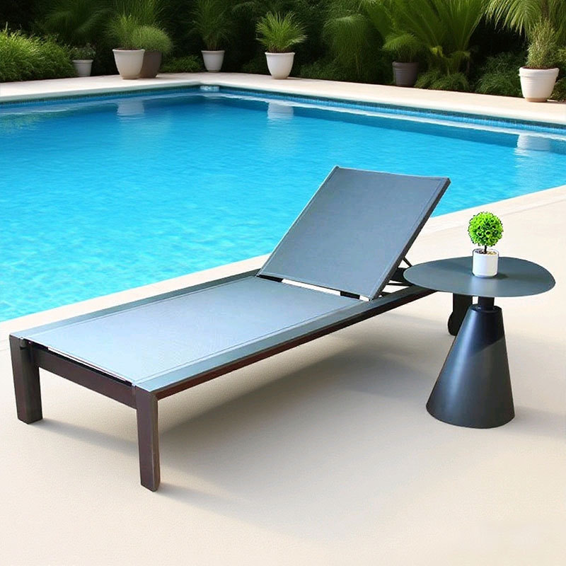 Silla de piscina al aire libre a prueba de agua al aire libre protección solar hotel villa patio jardín al aire libre silla de playa