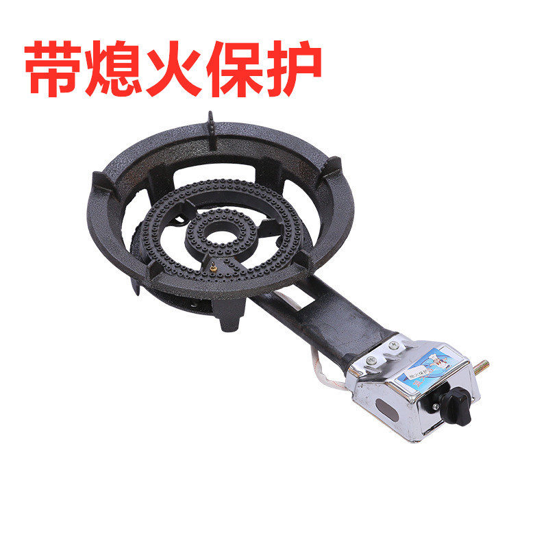 低压猛火电子31A带熄保猛火灶液化气商用台式猛火炉生铁铸铁炉