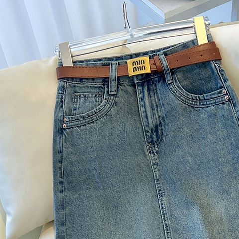 批发牛仔裙半身裙女春秋季新款高腰中长裙a字显瘦梨形身材包臀裙|undefined