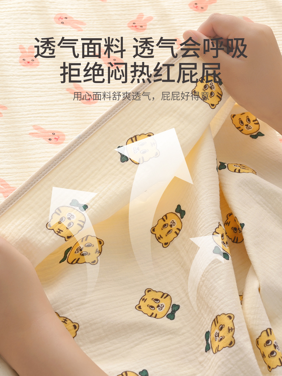 Almohadilla lavable para pañales, impermeable para bebés, sábana para cama de recién nacidos, almohadilla para pañales de bebé de gran tamaño, almohadilla menstrual, engrosada.