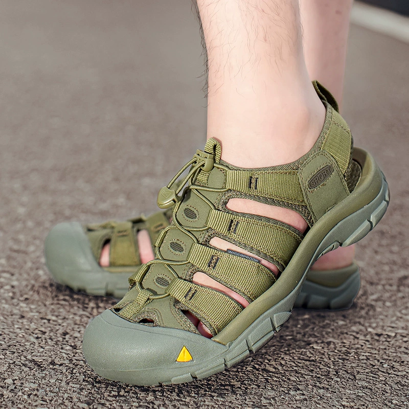 Внешняя торговля Летние мужские сандалии на открытом воздухе водная нескользящая износостойкая обувь